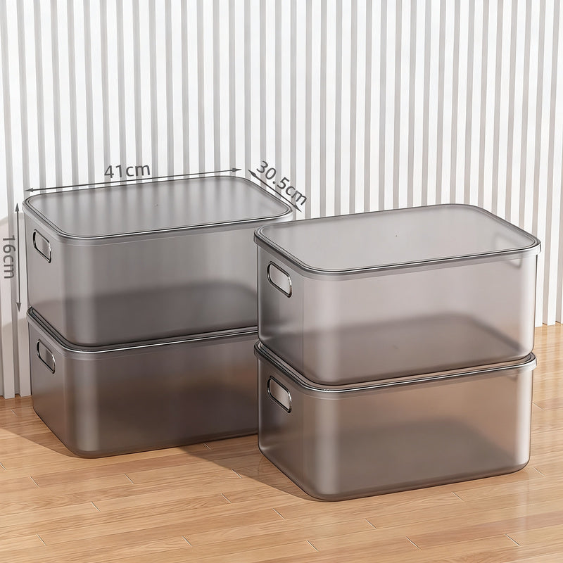 Transparante kunststof opbergbox
