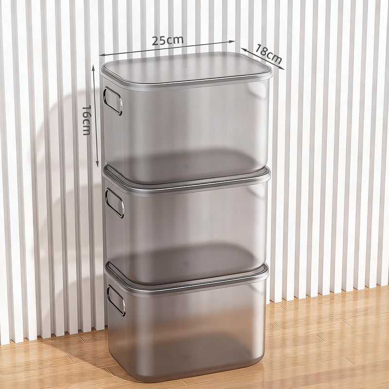 Transparante kunststof opbergbox