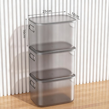 Transparante kunststof opbergbox