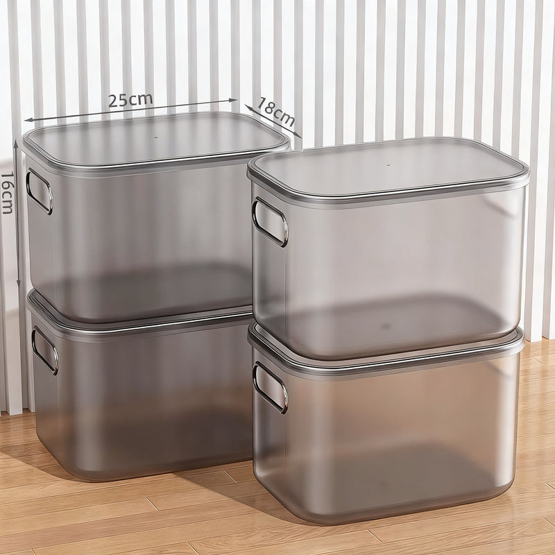Transparante kunststof opbergbox