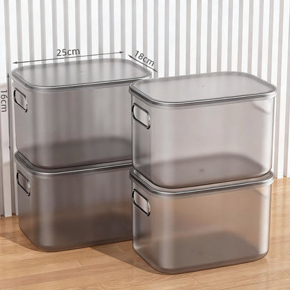 Transparante kunststof opbergbox