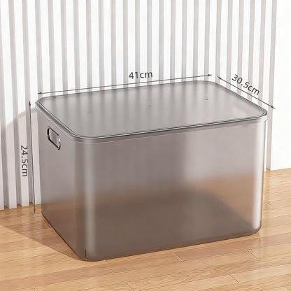 Transparante kunststof opbergbox