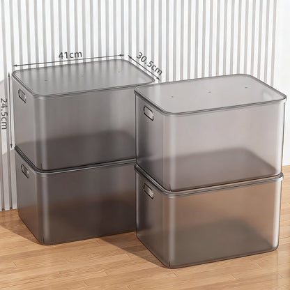 Transparante kunststof opbergbox