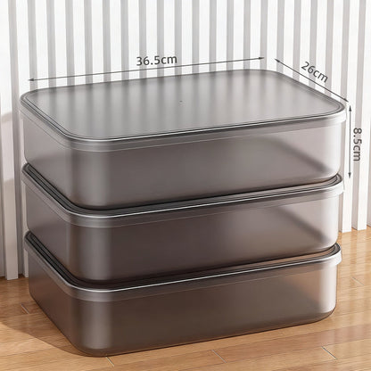 Transparante kunststof opbergbox