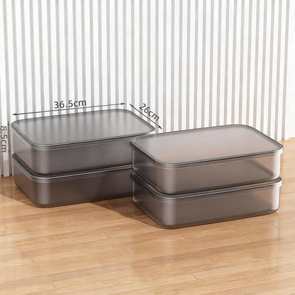 Transparante kunststof opbergbox