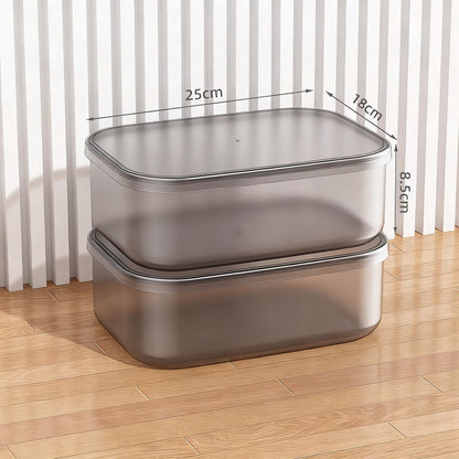 Transparante kunststof opbergbox
