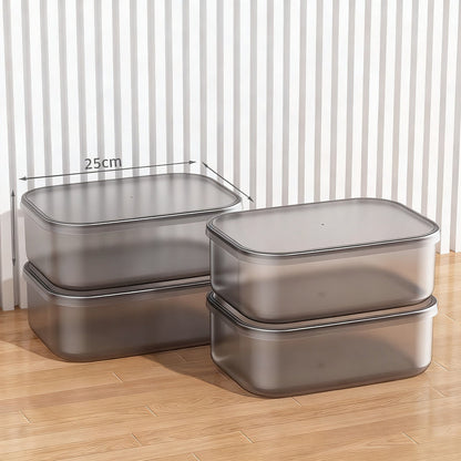 Transparante kunststof opbergbox