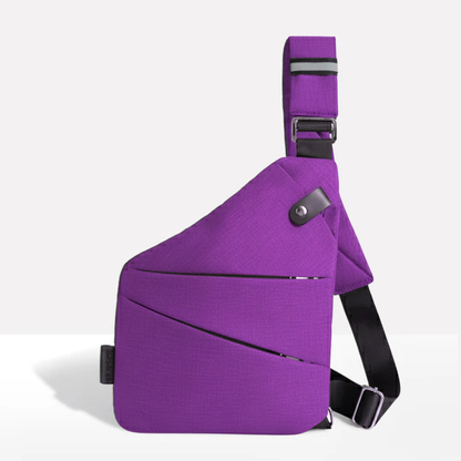 Unisex anti-diefstal crossbodytas met RFID-bescherming