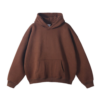 Unisex loose-fit hoodie van biologisch katoen met kangoeroezak