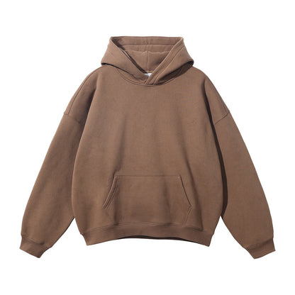 Unisex loose-fit hoodie van biologisch katoen met kangoeroezak
