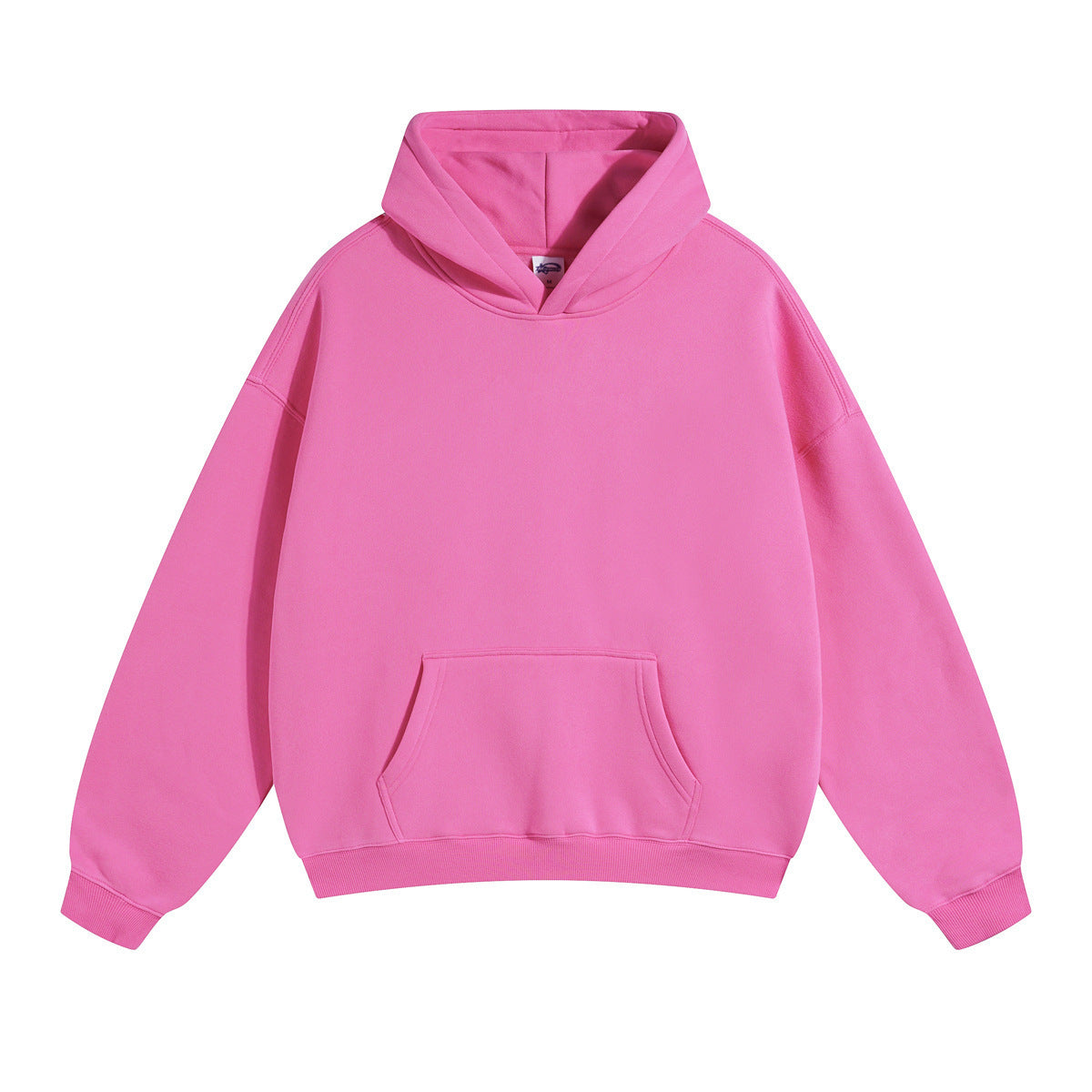 Unisex loose-fit hoodie van biologisch katoen met kangoeroezak