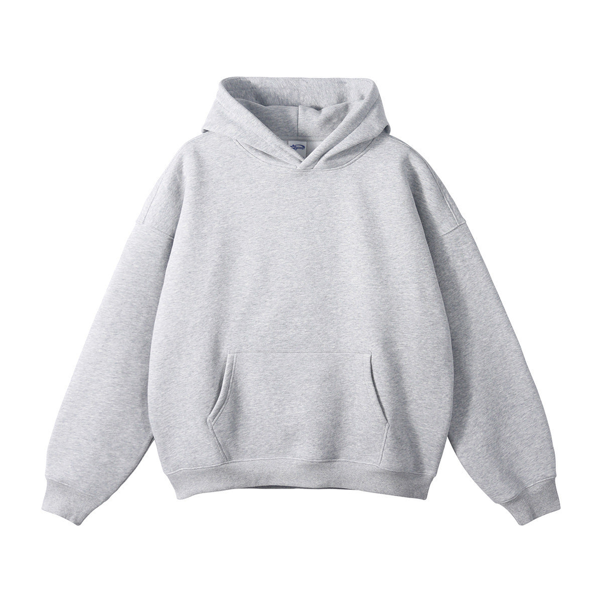 Unisex loose-fit hoodie van biologisch katoen met kangoeroezak