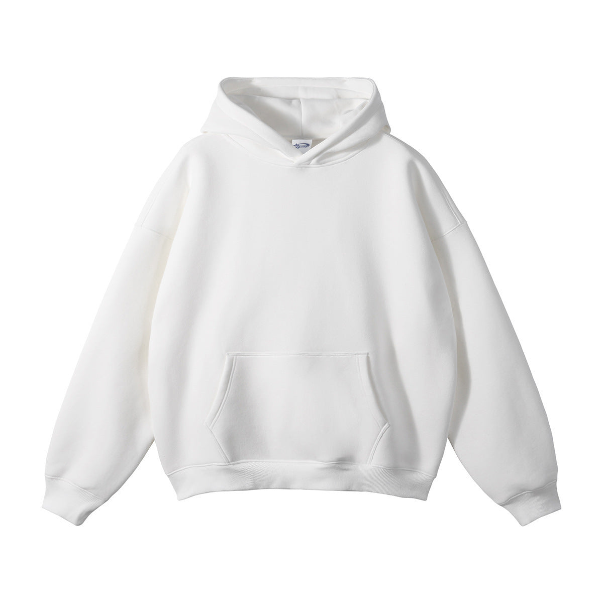Unisex loose-fit hoodie van biologisch katoen met kangoeroezak