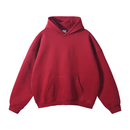Unisex loose-fit hoodie van biologisch katoen met kangoeroezak