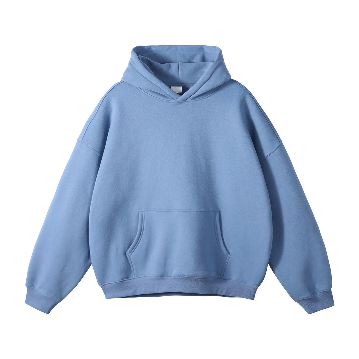 Unisex loose-fit hoodie van biologisch katoen met kangoeroezak