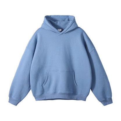 Unisex loose-fit hoodie van biologisch katoen met kangoeroezak