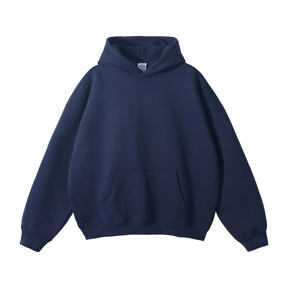 Unisex loose-fit hoodie van biologisch katoen met kangoeroezak