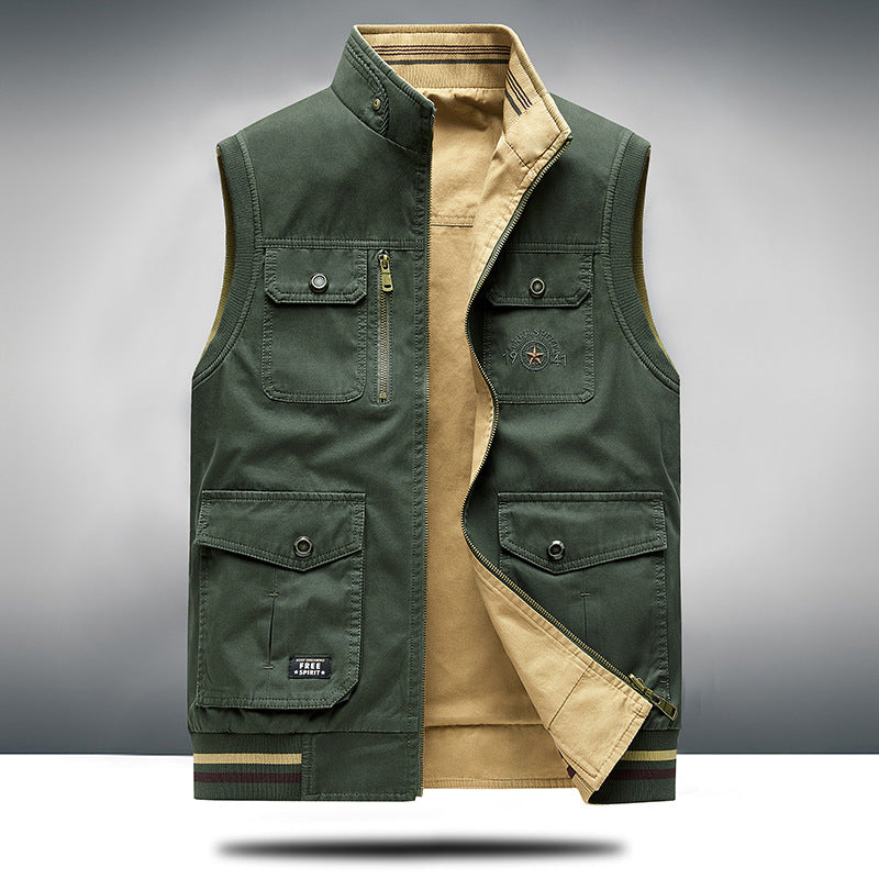 Unisex utility gilet met zakken – Stijlvolle en praktische laag