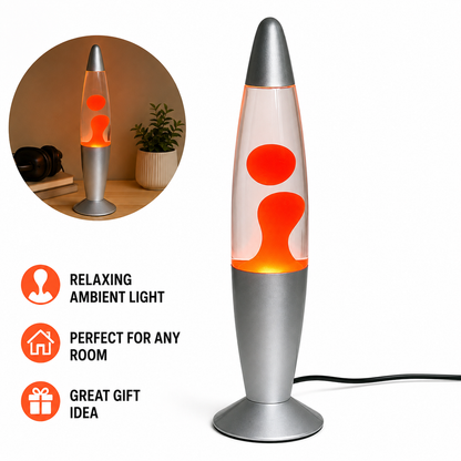 USB-sfeerlavalamp met rustgevende wasbeweging