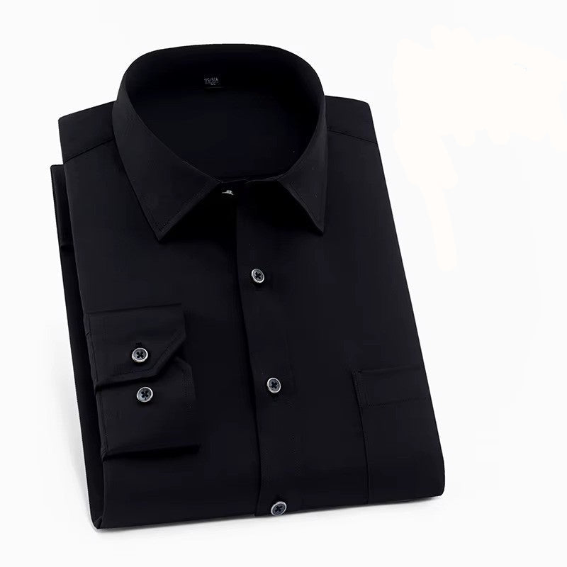 Smart-casual herenoverhemd met stretch