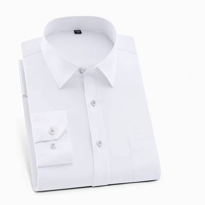 Smart-casual herenoverhemd met stretch