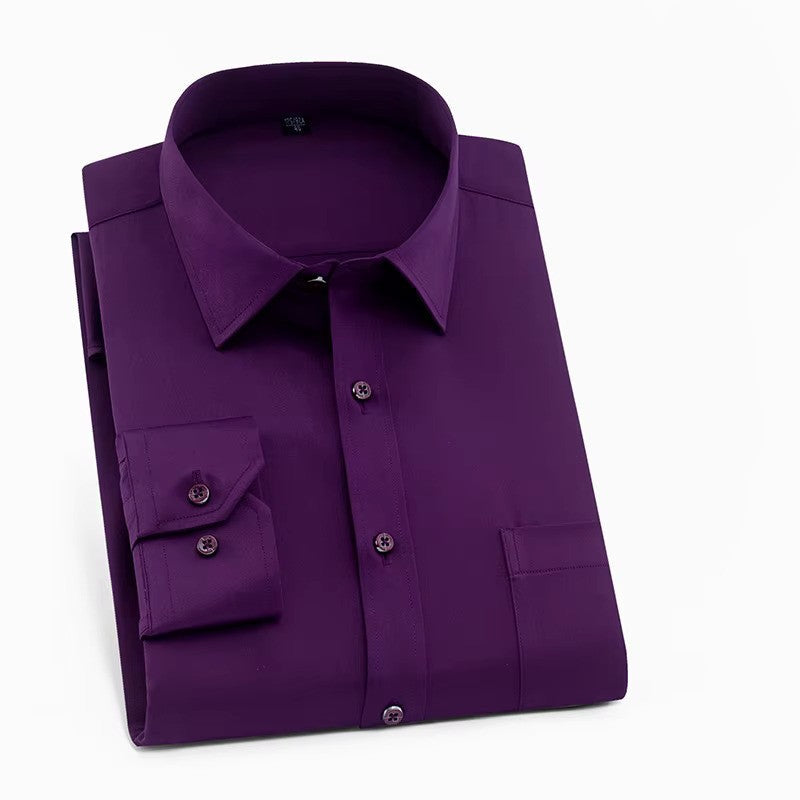 Smart-casual herenoverhemd met stretch