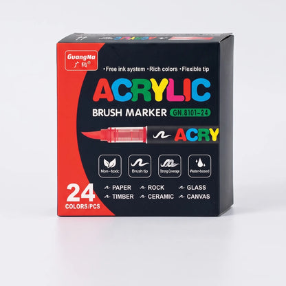 Verfstiften met flexibele punt