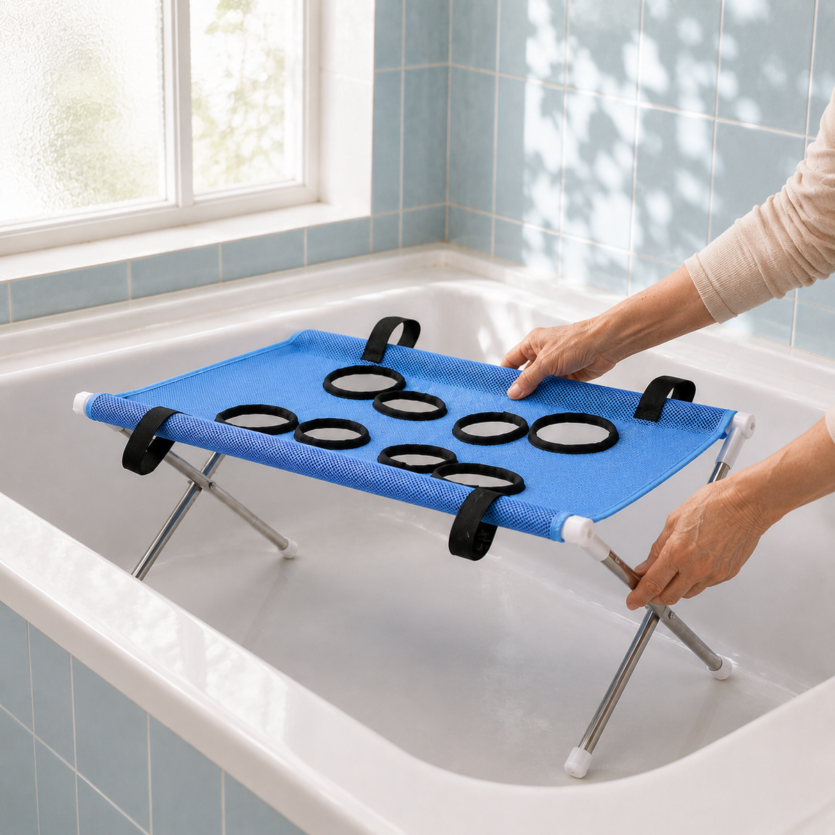 Verhoogd antislip wasplatform voor huisdieren