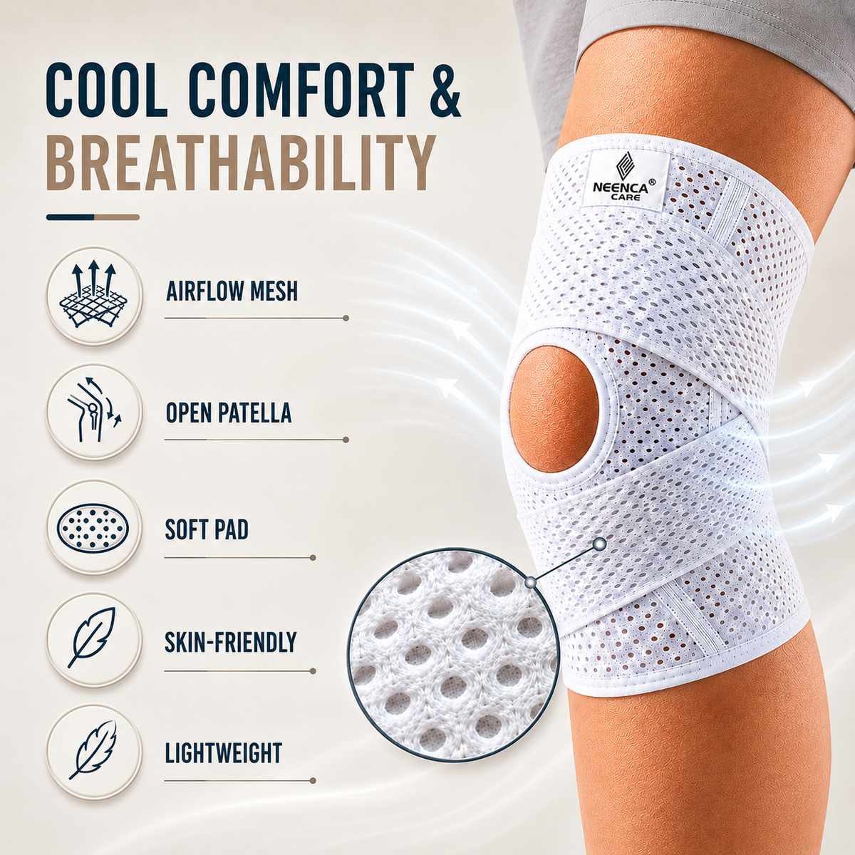 Verstelbare kniebrace