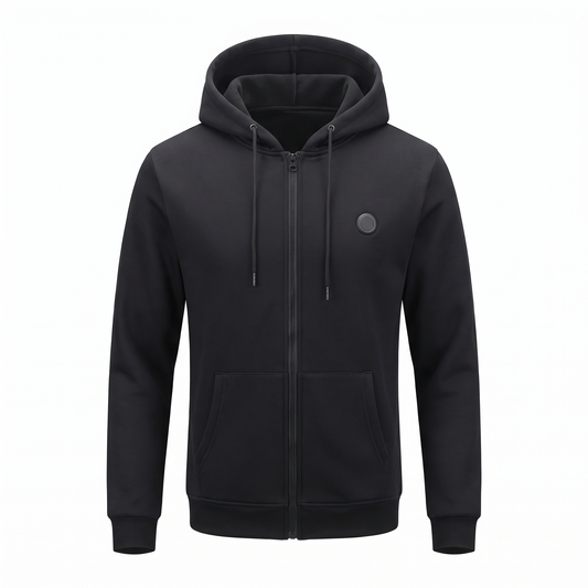 Verwarmd vest met capuchon - 11 verwarmingszones, 3 warmtestanden, USB