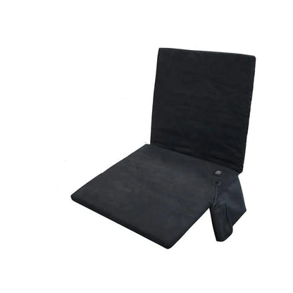 Verwarmd zitkussen met rugleuning voor auto en campingstoelen - Draagbaar met USB-voeding