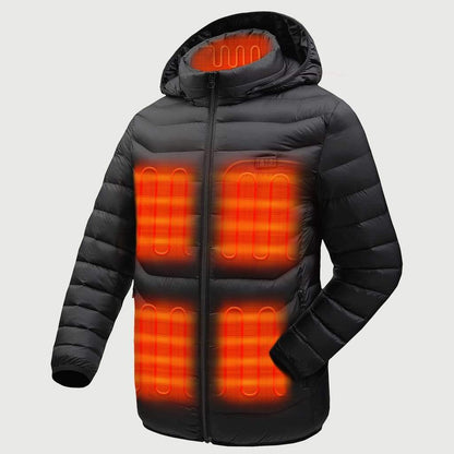 Verwarmde uniseks jas