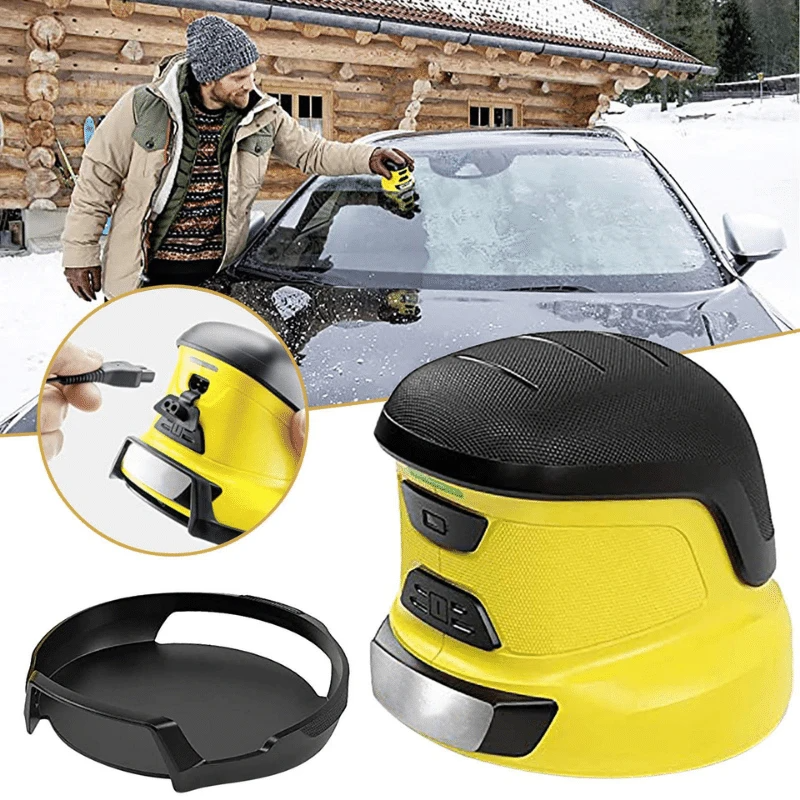 Verwarmde voorruitkrabber met automatische ijsverwijdering voor rijden in de winter