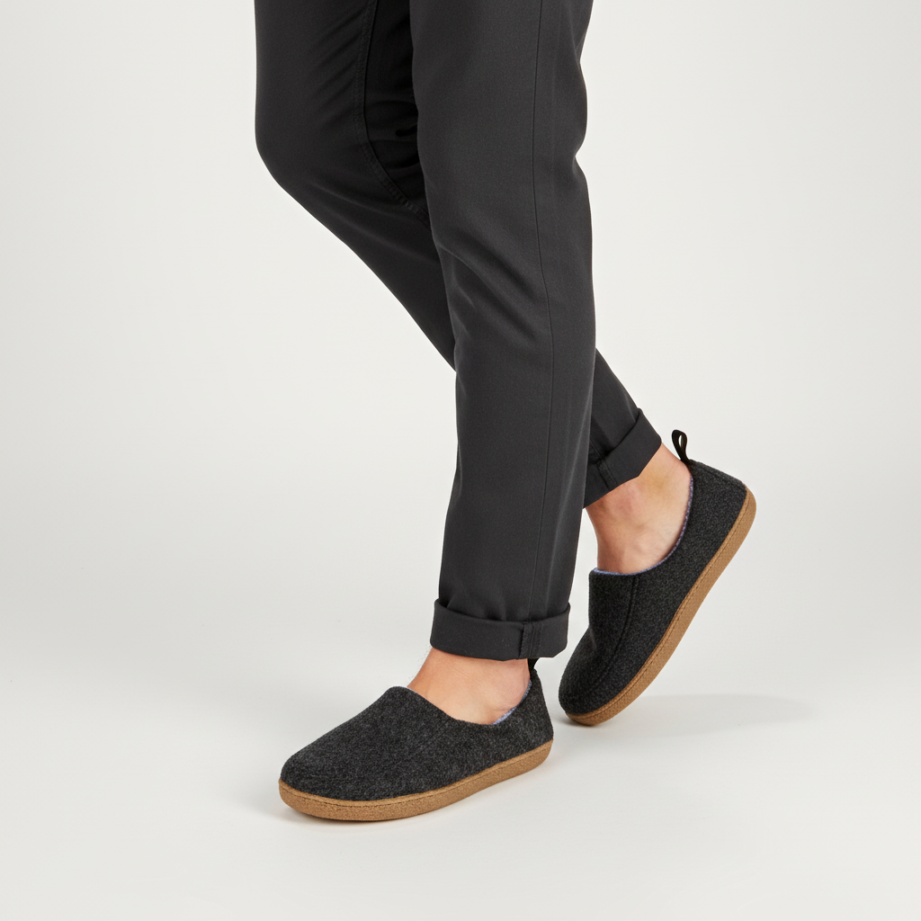 Vilten pantoffels