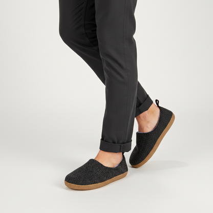 Vilten pantoffels