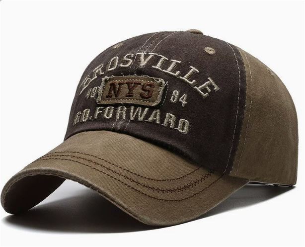 Vintage-geïnspireerde baseballcap met distressed-look voor heren