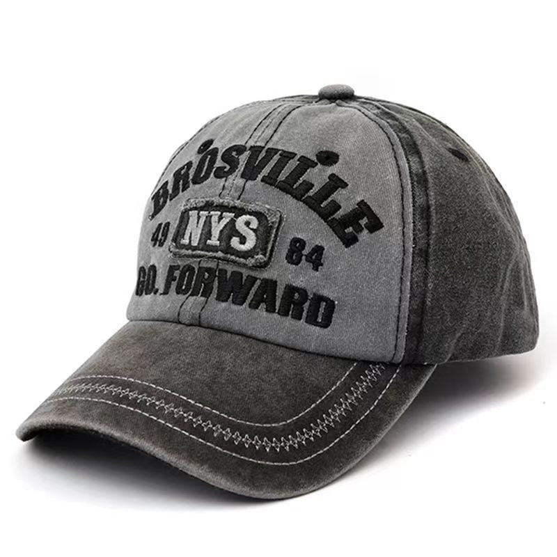 Vintage-geïnspireerde baseballcap met distressed-look voor heren