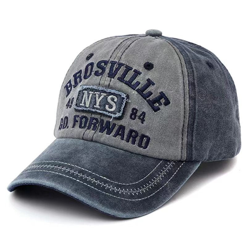 Vintage-geïnspireerde baseballcap met distressed-look voor heren