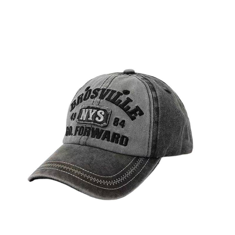 Vintage-geïnspireerde baseballcap met distressed-look voor heren