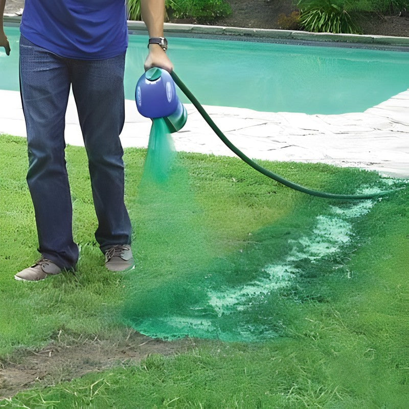 Vloeibaar Gazon Hydro Mousse Spray - Graszaad Spray - Eenvoudig Aan te Brengen voor Kale Plekken & Drukbelopen Gazons