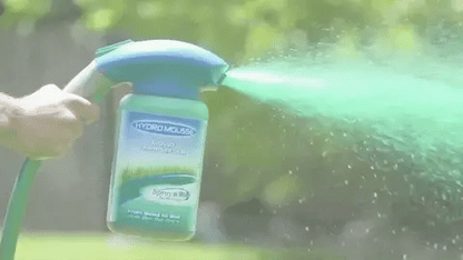 Vloeibaar Gazon Hydro Mousse Spray - Graszaad Spray - Eenvoudig Aan te Brengen voor Kale Plekken & Drukbelopen Gazons