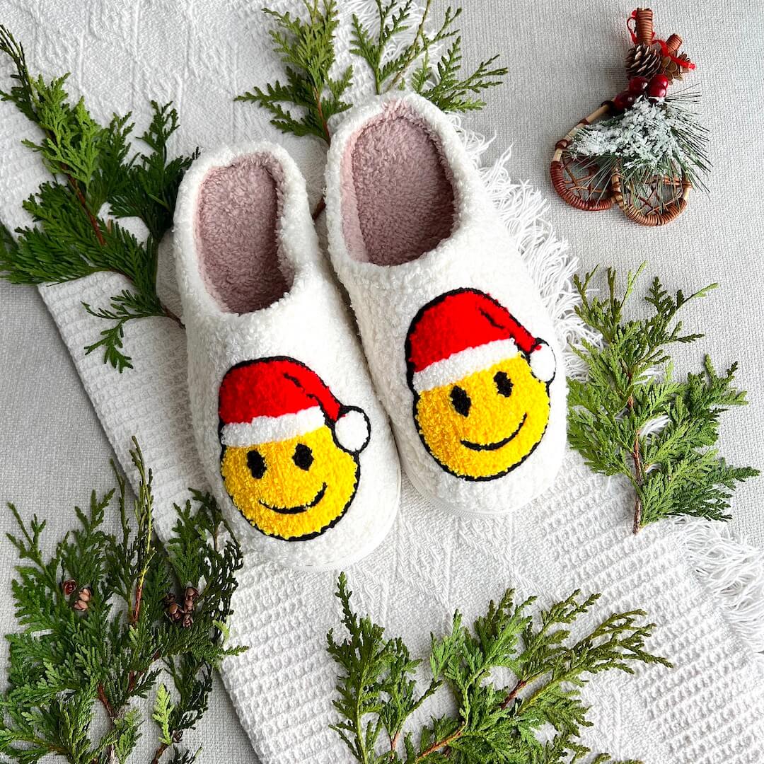 Vrolijke kerstpantoffels