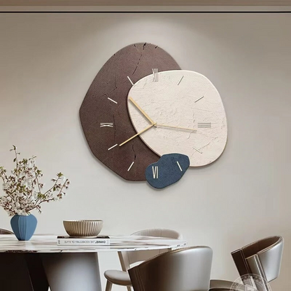 Wandklok - Natuurlijke elegantie met zacht ledlicht
