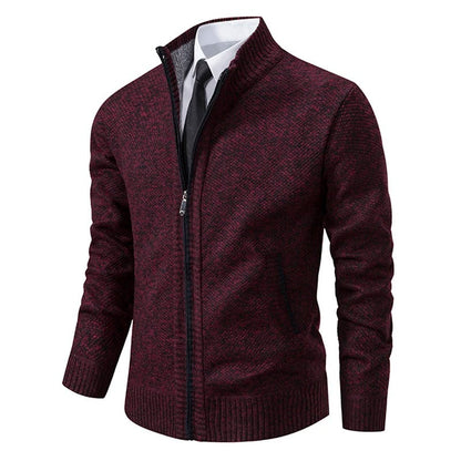 Warm fleecevest voor heren met ritssluiting