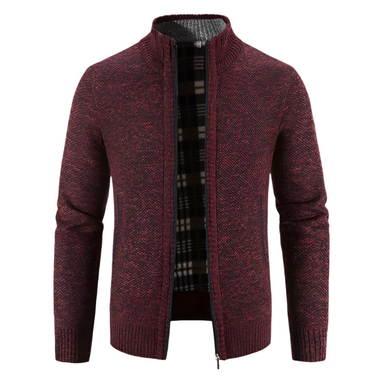Warm fleecevest voor heren met ritssluiting