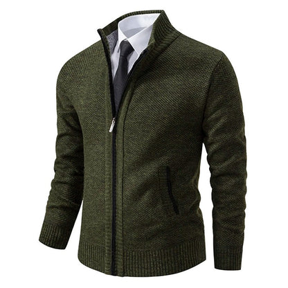 Warm fleecevest voor heren met ritssluiting