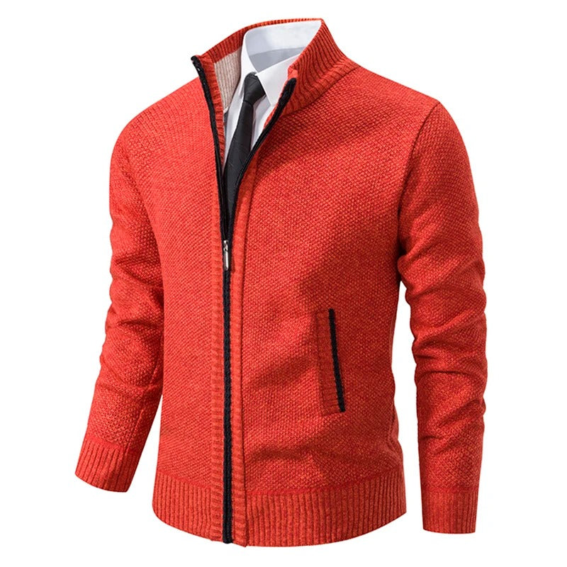 Warm fleecevest voor heren met ritssluiting