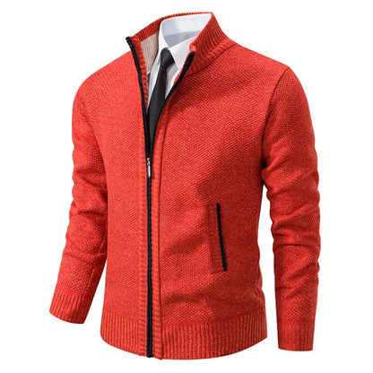 Warm fleecevest voor heren met ritssluiting