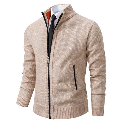 Warm fleecevest voor heren met ritssluiting