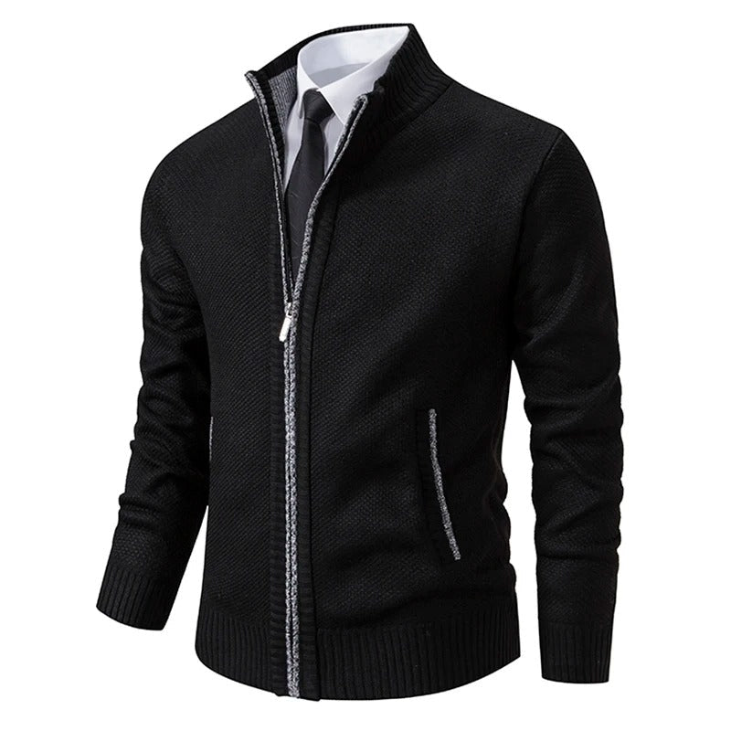 Warm fleecevest voor heren met ritssluiting